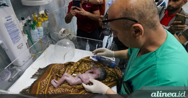 Keajaiban, dokter selamatkan bayi dari rahim ibunya yang dibunuh tentara&nbsp;Israel