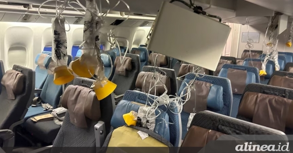 Horornya suasana Singapore Airlines saat turbulensi&nbsp;parah