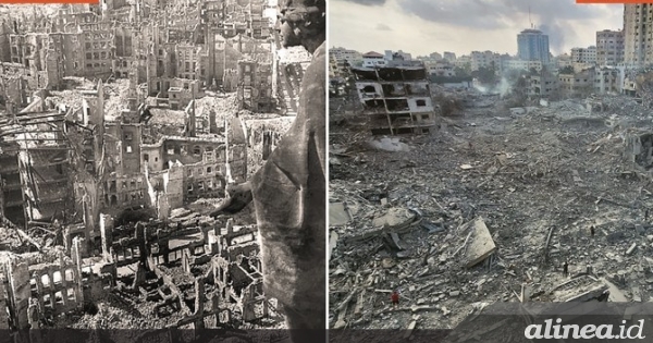 Lebih buruk dari Dresden 1945: Amukan Israel di Gaza menyebabkan 75% bangunan&nbsp;hancur