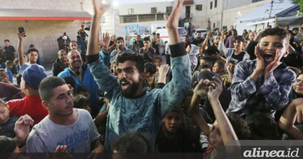 Hamas terima proposal gencatan senjata, ribuan warga Palestina bersorak&nbsp;gembira