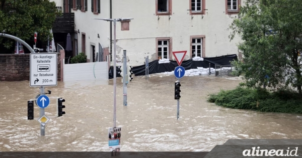 Hujan deras di Jerman menewaskan 4&nbsp;orang