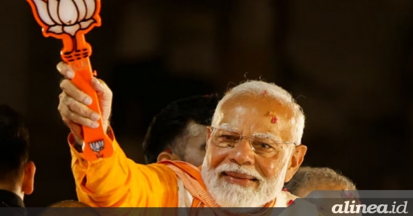 Aliansi PM Narendra Modi di ambang kemenangan pemilu&nbsp;India